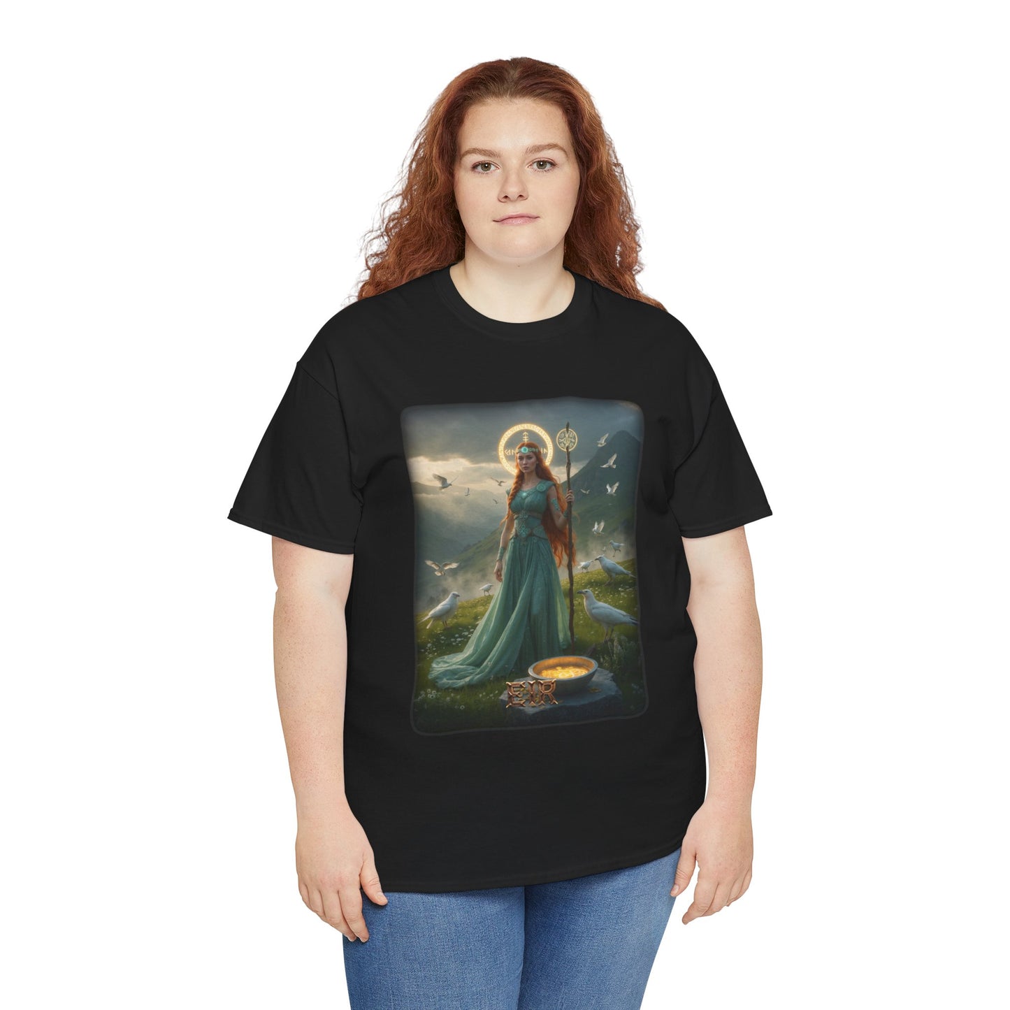 EIR Valkyrie T-Shirt - Associated with medicine, healing, and protection from illness - Norse Mythology