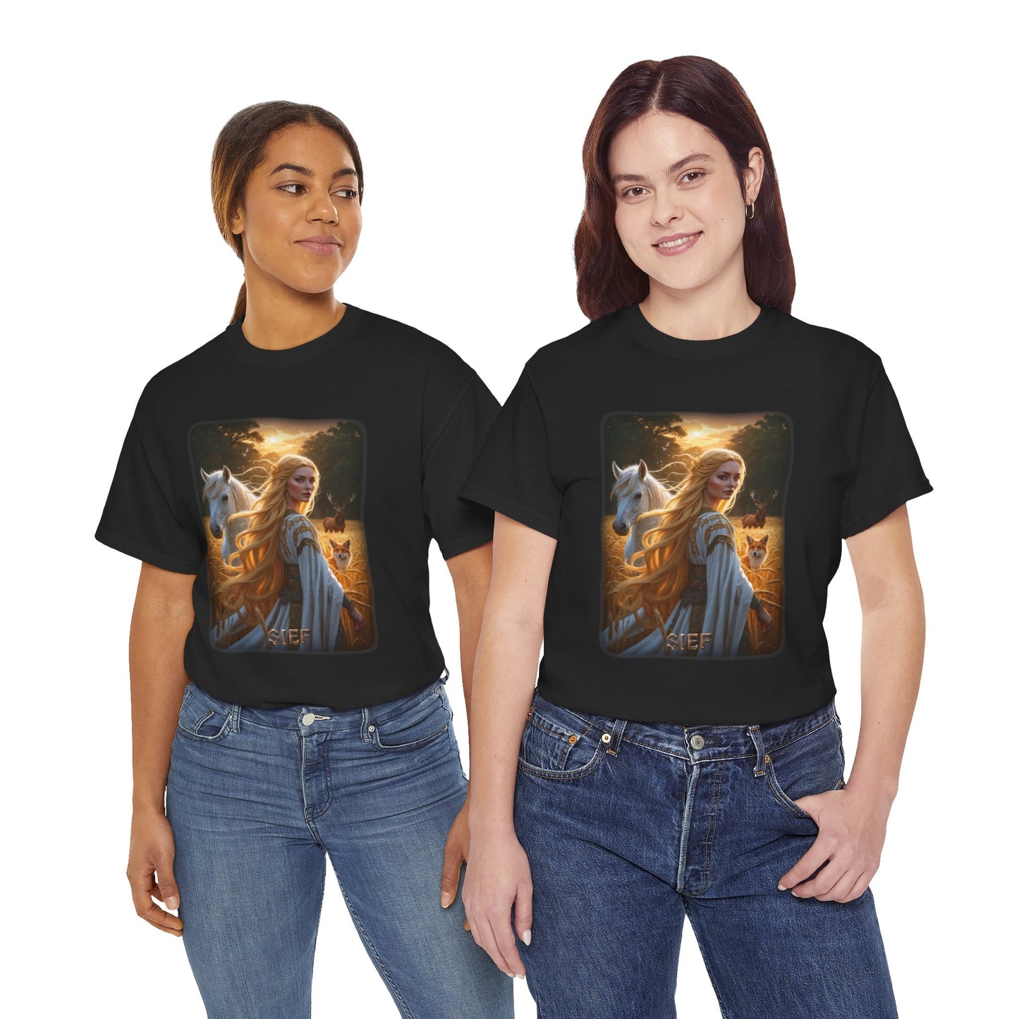 SIF T-Shirt - Best known as the wife of Thor - Norse Mythology