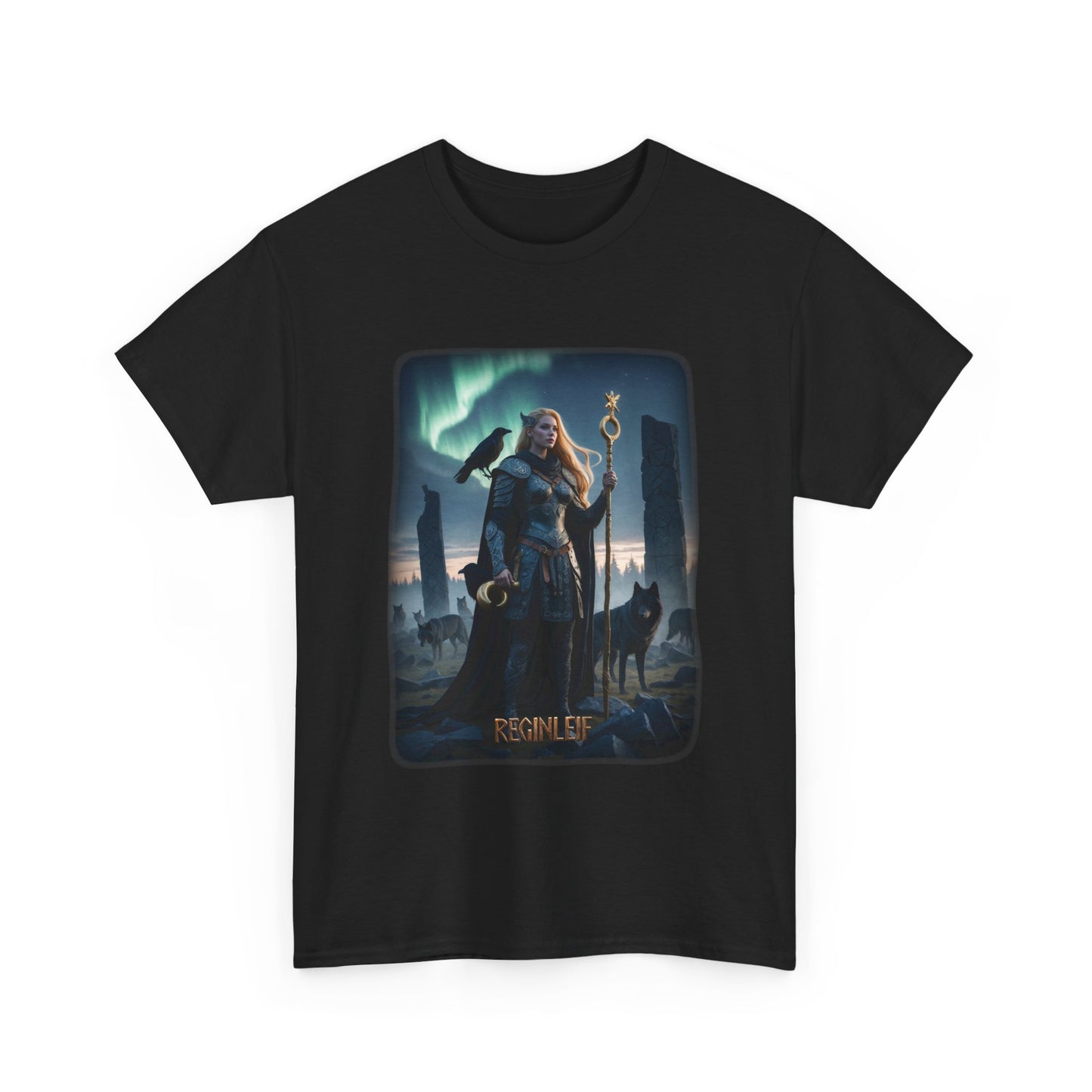 REGINLEIF Valkyrie T-Shirt - She who inherits the gods counsel - Norse Mythology