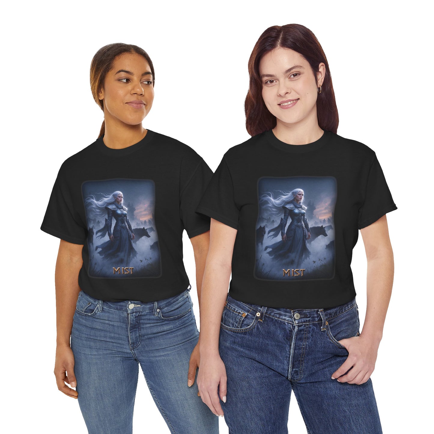 MIST Valkyrie T-Shirt - Associated with mystery, concealment, and illusion - Norse Mythology