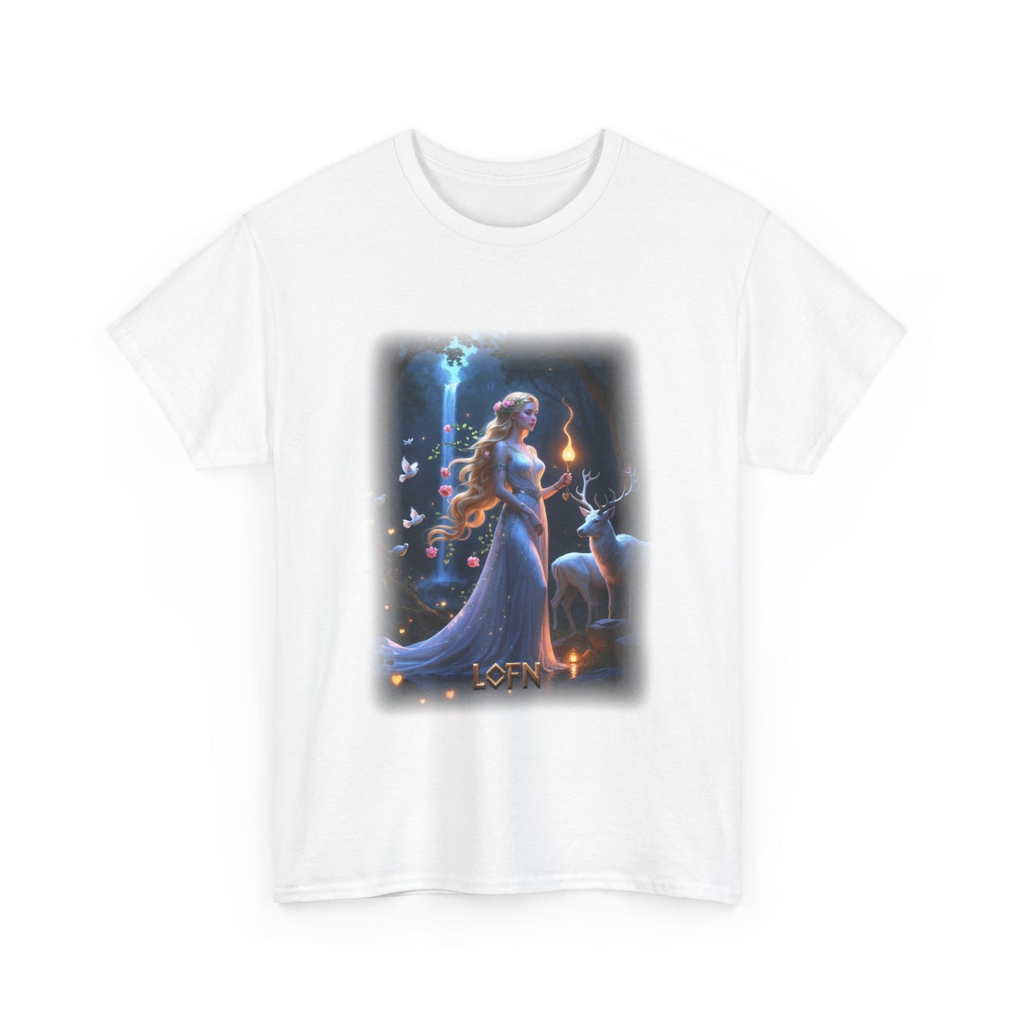 LOFN T-Shirt - Goddess of love, forbidden relationships, and secret connections - Norse Mythology