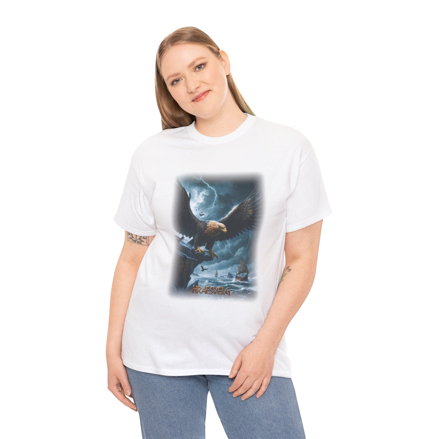 HRAESVELG T-Shirt - Takes the form of a massive eagle - Norse Mythology