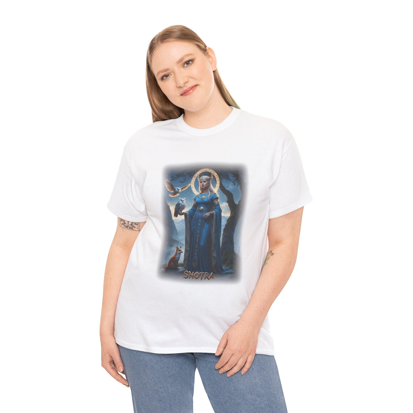 SNOTRA T-Shirt - Goddess associated with wisdom, intelligence, and propriety - Norse Mythology