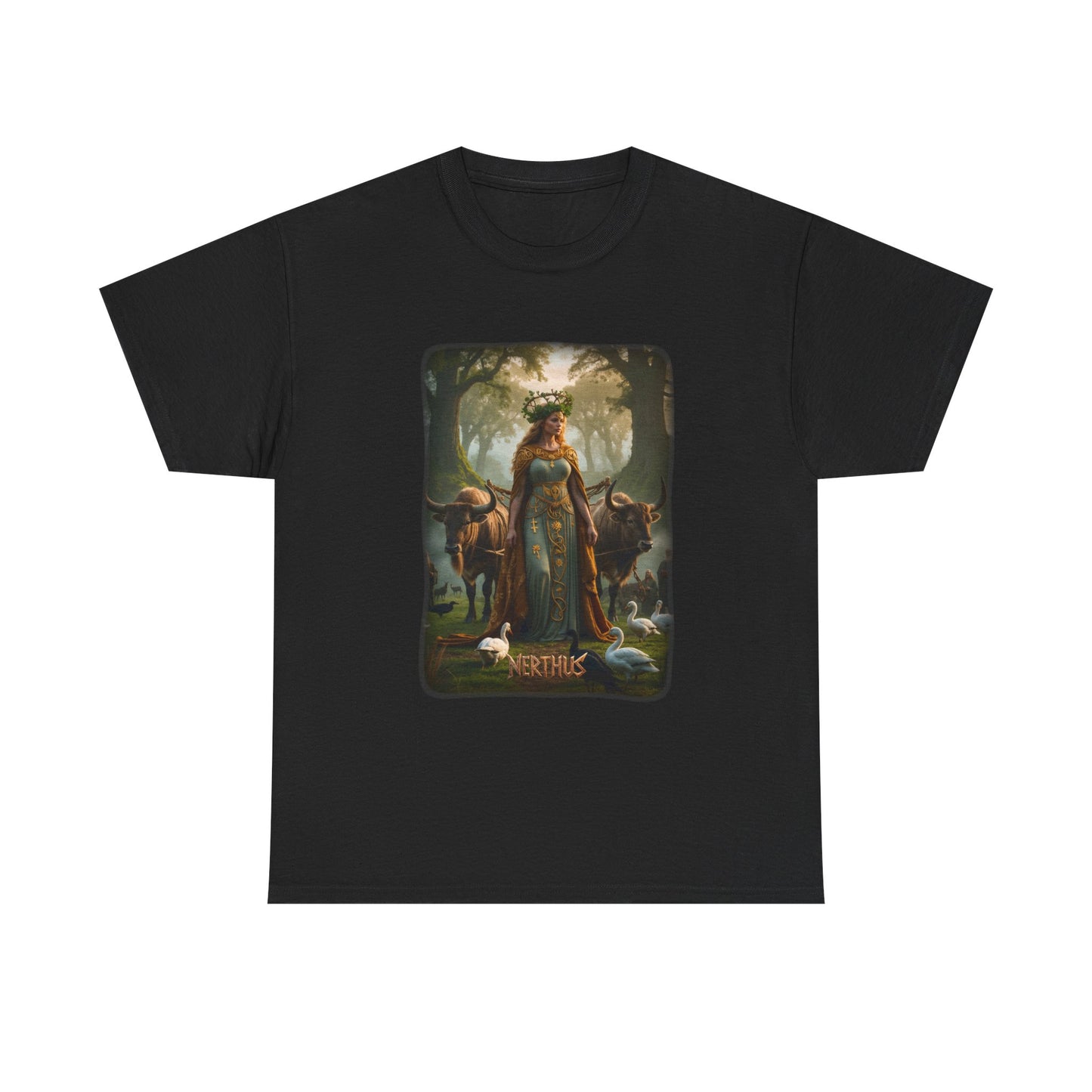 NERTHUS T-Shirt - Goddess associated with the earth, fertility, and peace - Norse Mythology