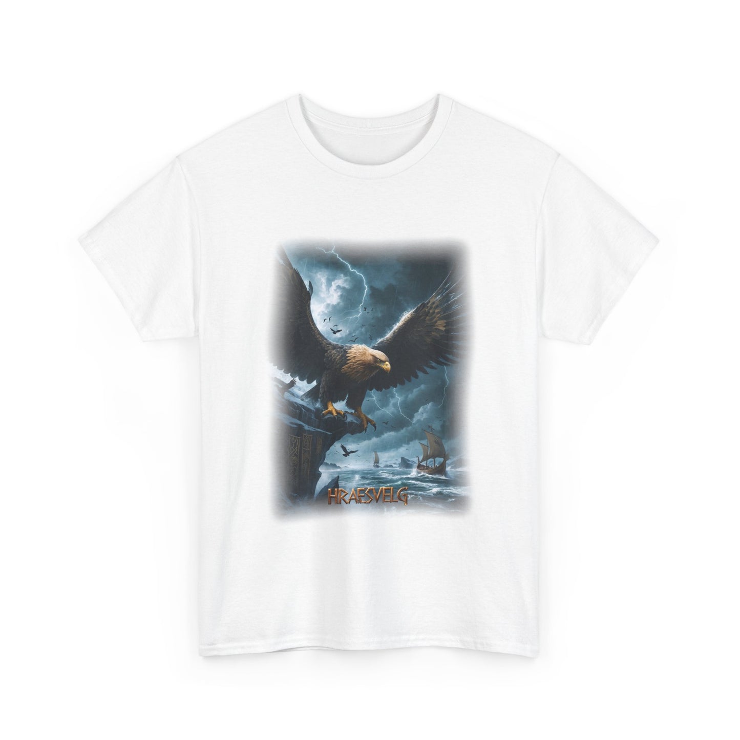 HRAESVELG T-Shirt - Takes the form of a massive eagle - Norse Mythology