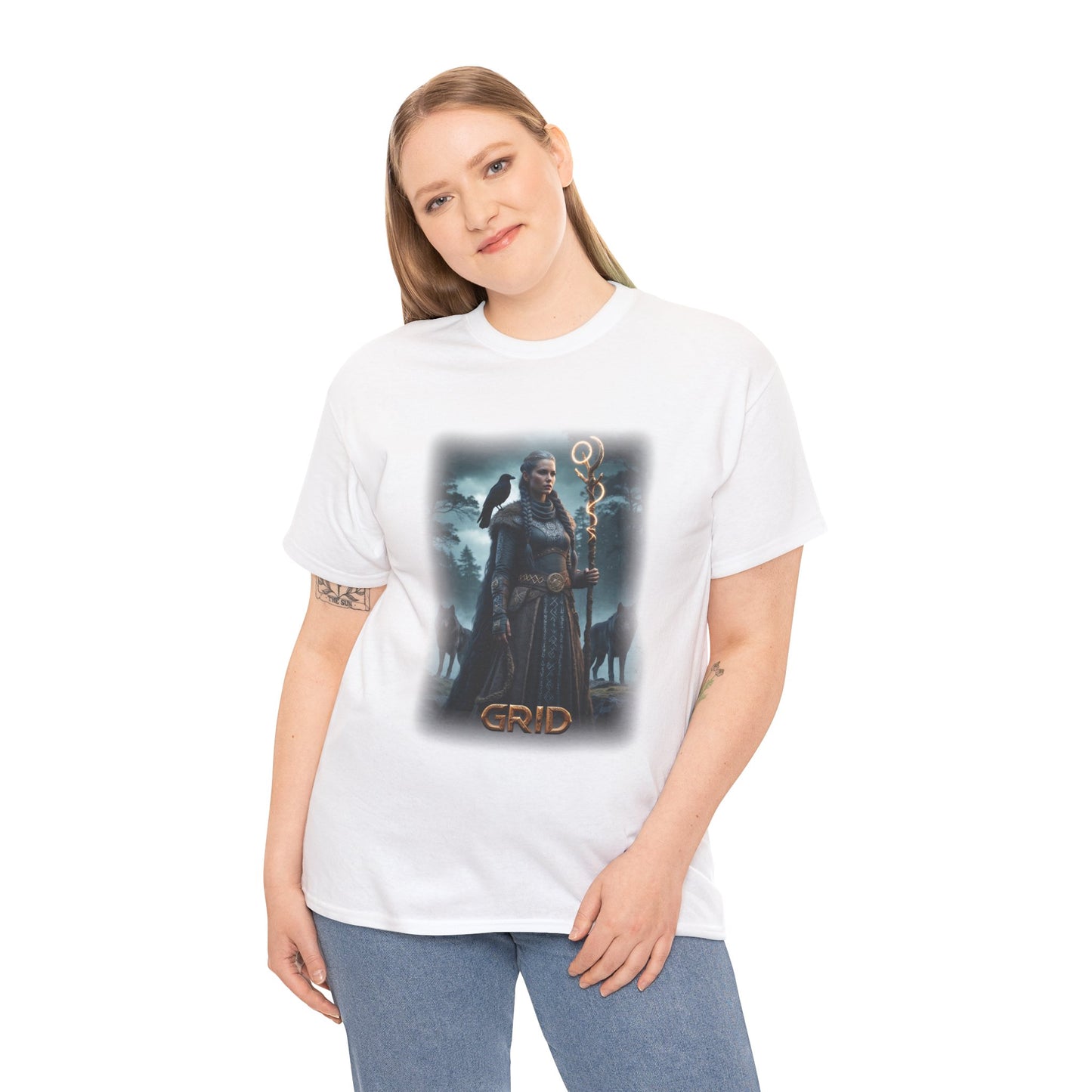 GRID T-Shirt - A powerful and independent Giantess - Norse Mythology