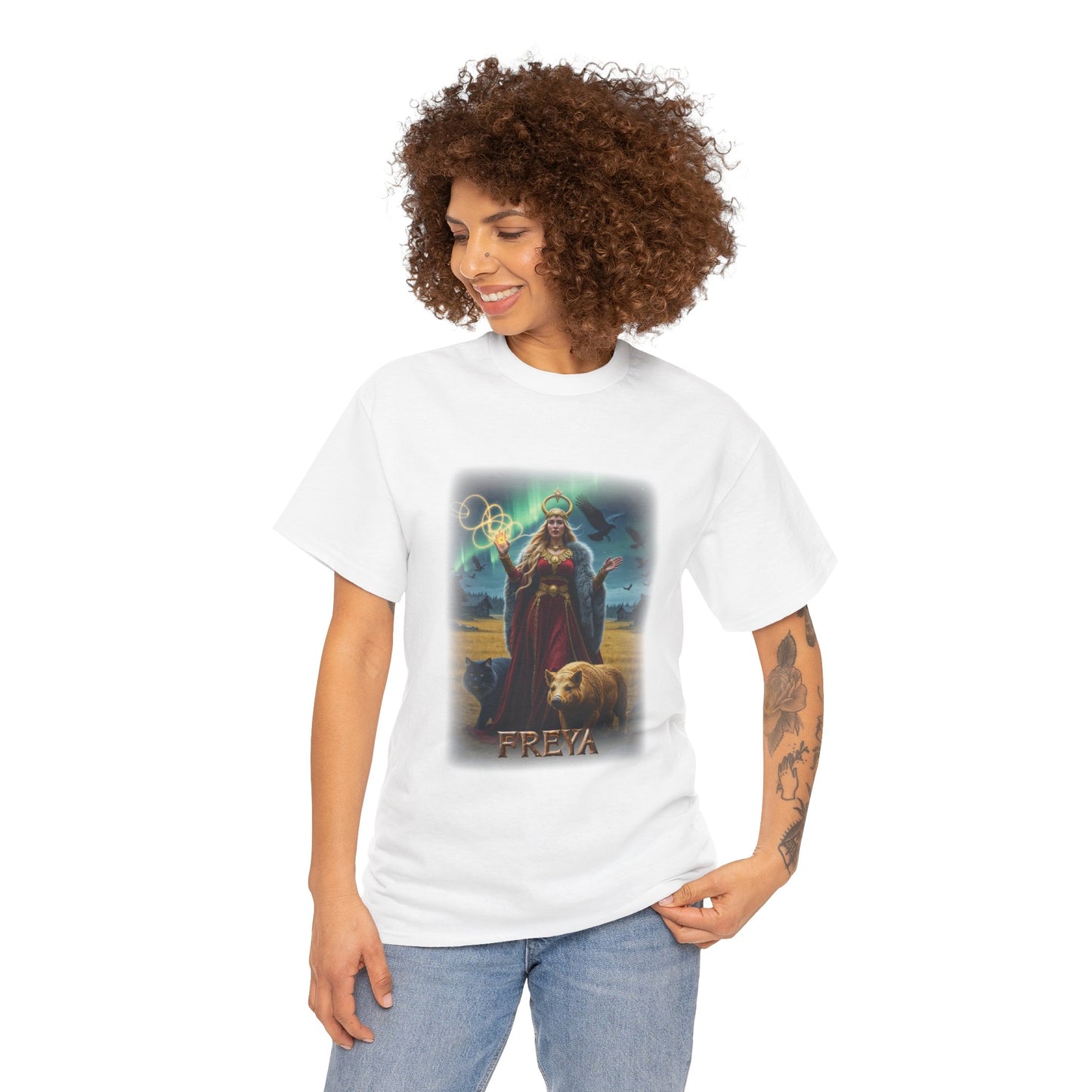 FREYA T-Shirt - Goddess of love, fertility, beauty, magic, and war - Norse Mythology