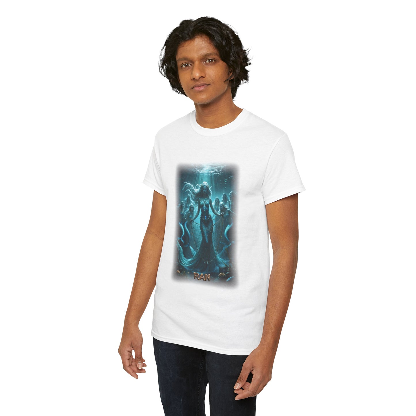 RAN T-Shirt - Fearsome goddess who rules over the depths of the sea -Norse Mythology