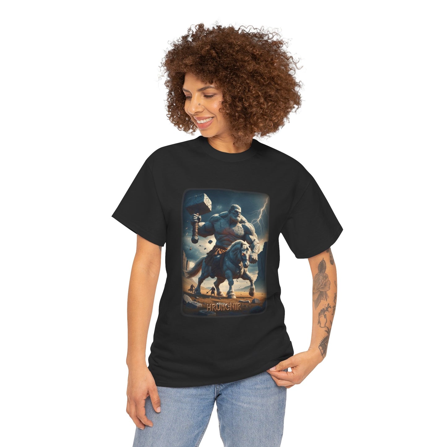 HRUNGNIR T-Shirt - Brute strength, stubbornness, and the chaotic forces of nature - Norse Mythology