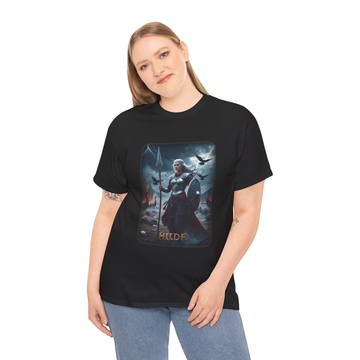 HILDR Valkyrie T-Shirt - Power to influence death and reverse it - Norse Mythology