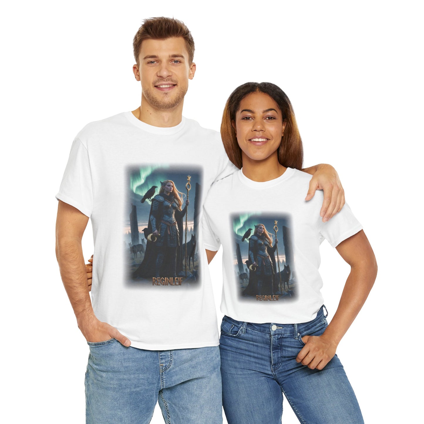 REGINLEIF Valkyrie T-Shirt - She who inherits the gods counsel - Norse Mythology