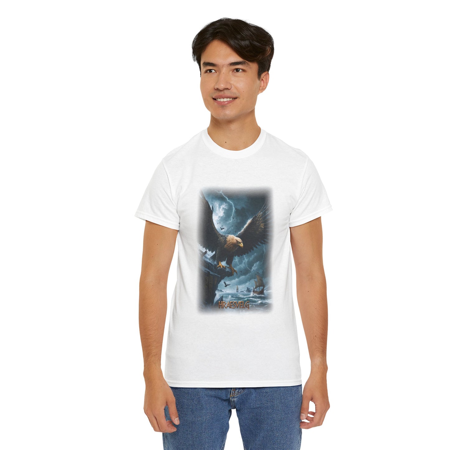 HRAESVELG T-Shirt - Takes the form of a massive eagle - Norse Mythology