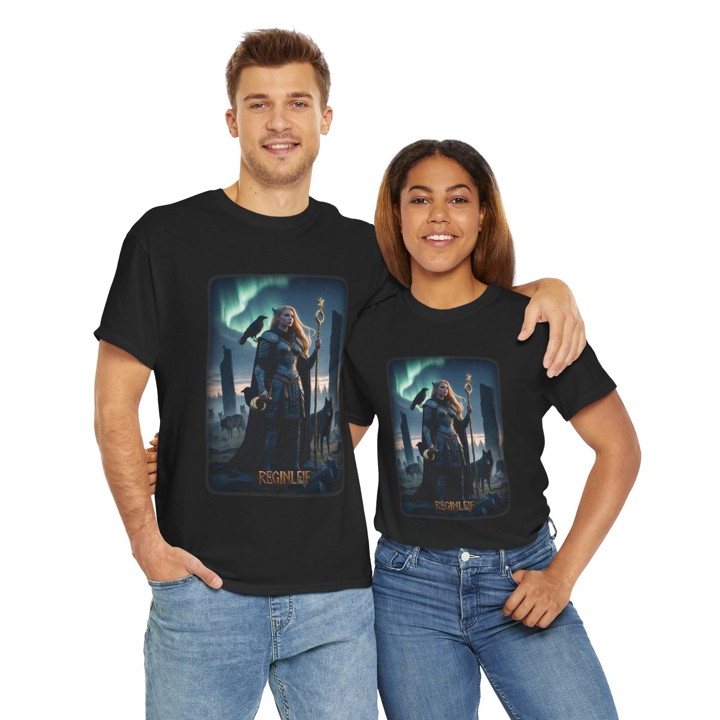 REGINLEIF Valkyrie T-Shirt - She who inherits the gods counsel - Norse Mythology