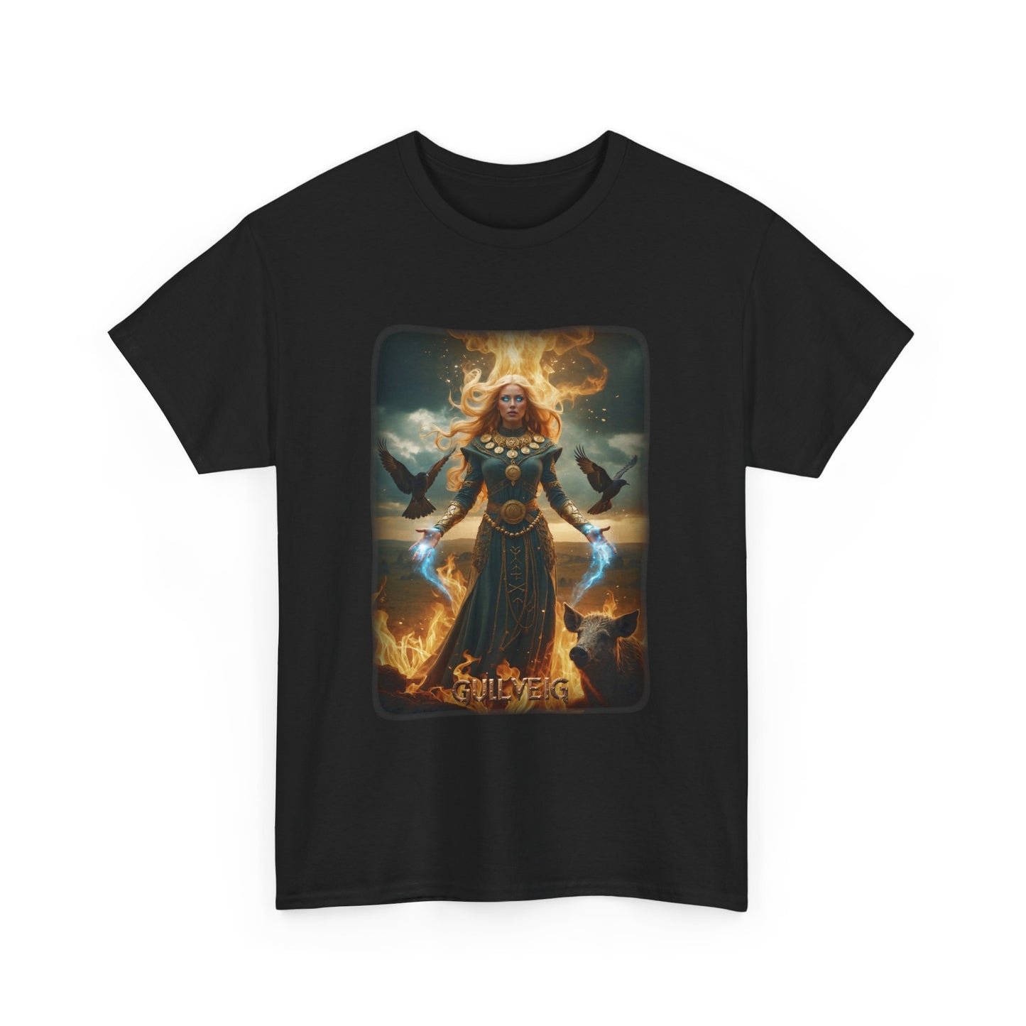 GULLVEIG T-Shirt - Goddness of death and resurrection - Norse Mythology