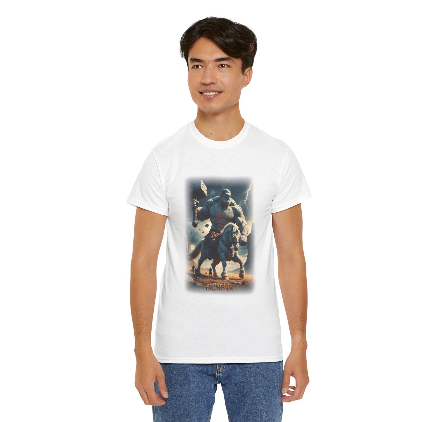 HRUNGNIR T-Shirt - Brute strength, stubbornness, and the chaotic forces of nature - Norse Mythology