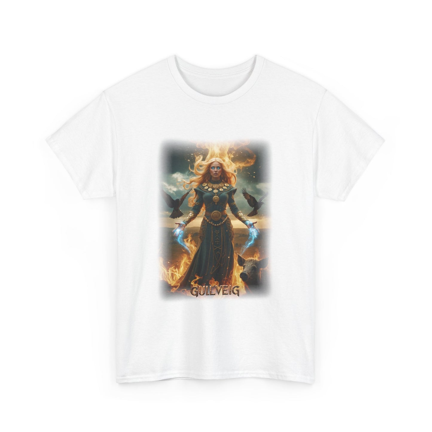 GULLVEIG T-Shirt - Goddness of death and resurrection - Norse Mythology