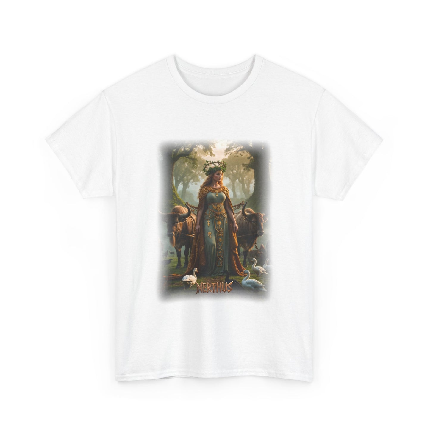NERTHUS T-Shirt - Goddess associated with the earth, fertility, and peace - Norse Mythology