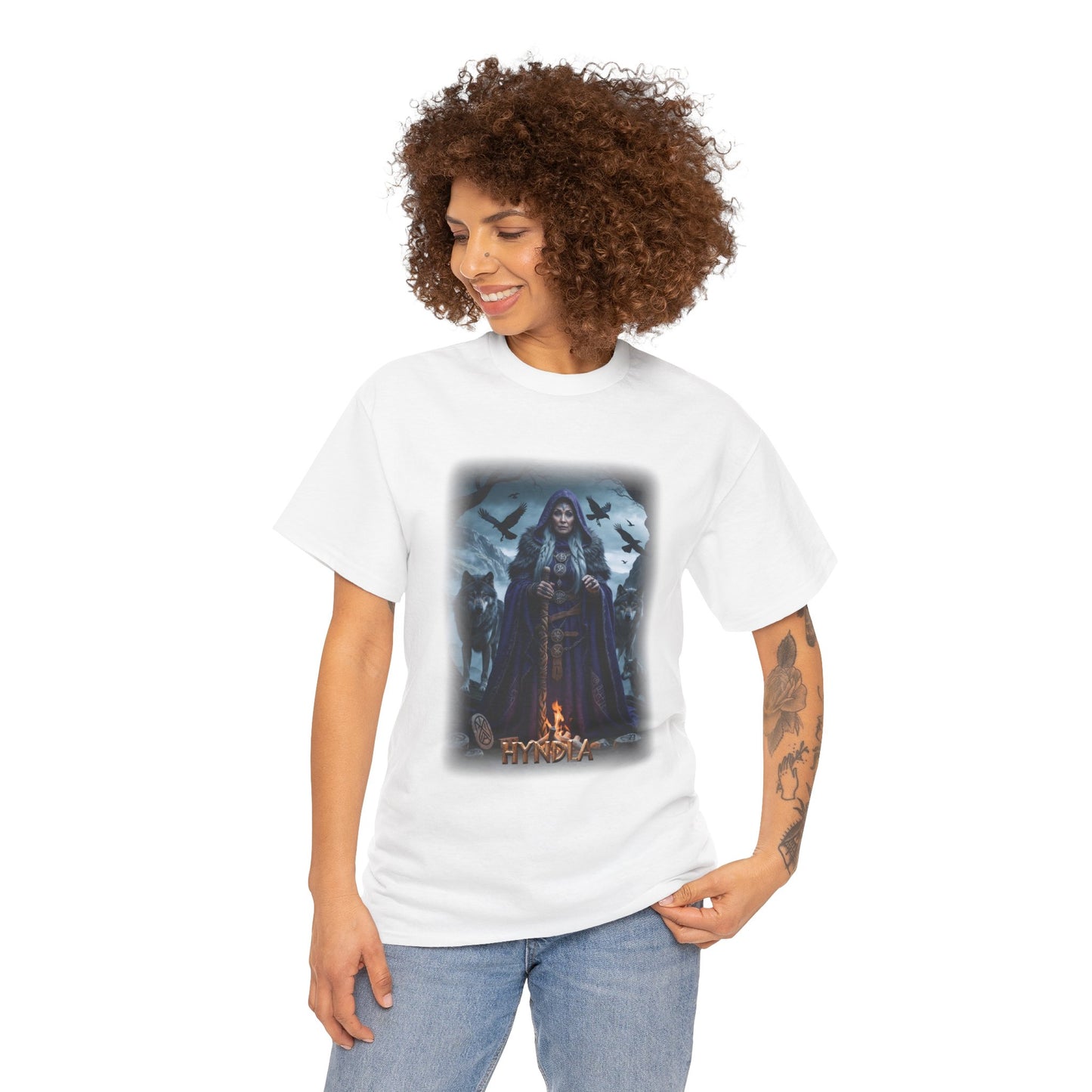 HYNDLA T-Shirt - A wise and enigmatic völva (seeress) - Norse Mythology