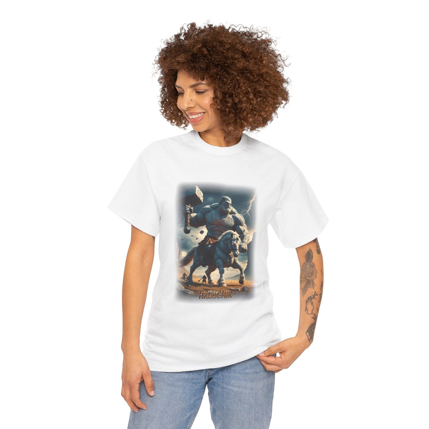 HRUNGNIR T-Shirt - Brute strength, stubbornness, and the chaotic forces of nature - Norse Mythology