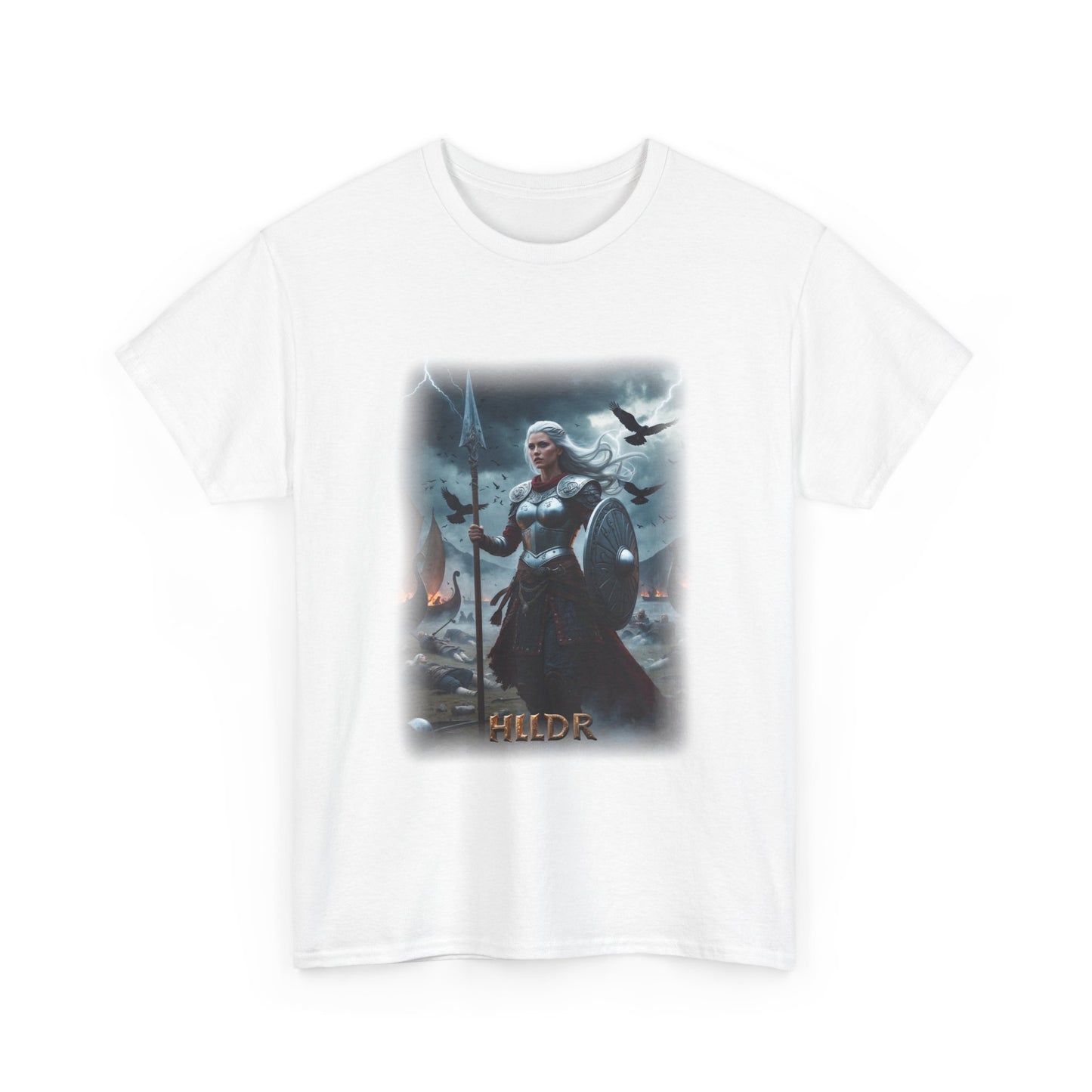 HILDR Valkyrie T-Shirt - Power to influence death and reverse it - Norse Mythology