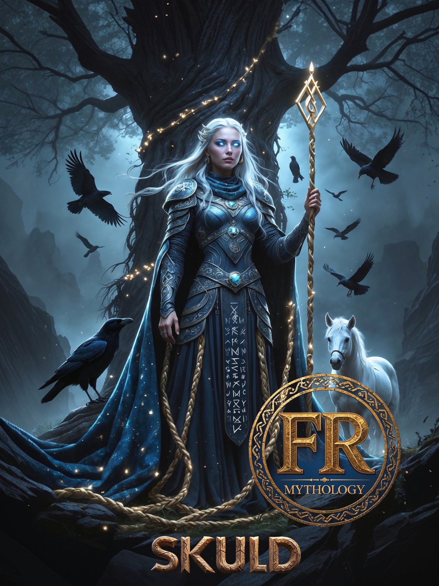 SKULD Valkyrie T-Shirt - Also known as one of the three Norns - Norse Mythology