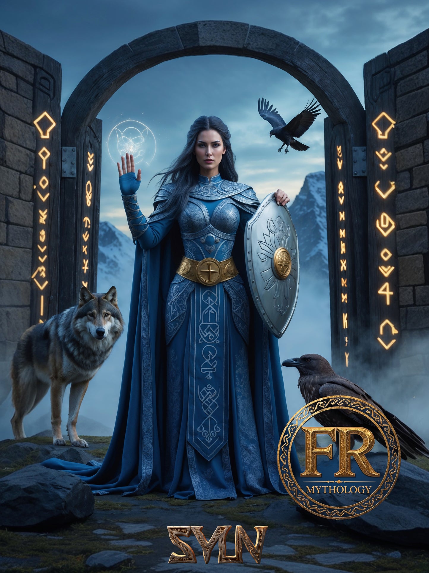 SYN T-Shirt - Goddess of justice, protection, and the rejection of unlawful claims - Norse Mythology