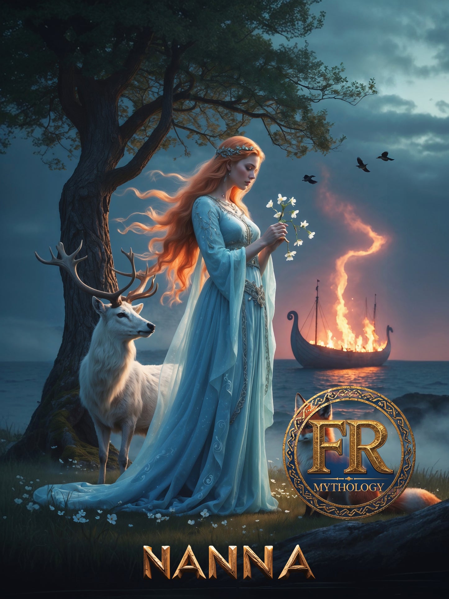 NANNA T-Shirt - Beloved wife of Baldr - Norse Mythology
