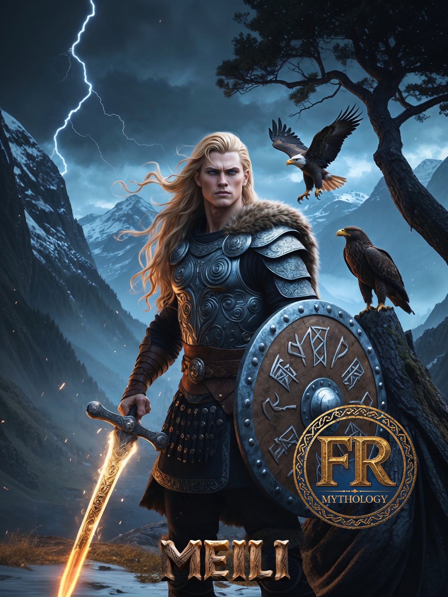 MEILI T-Shirt - A possible brother of the thunder god Thor - Norse Mythology