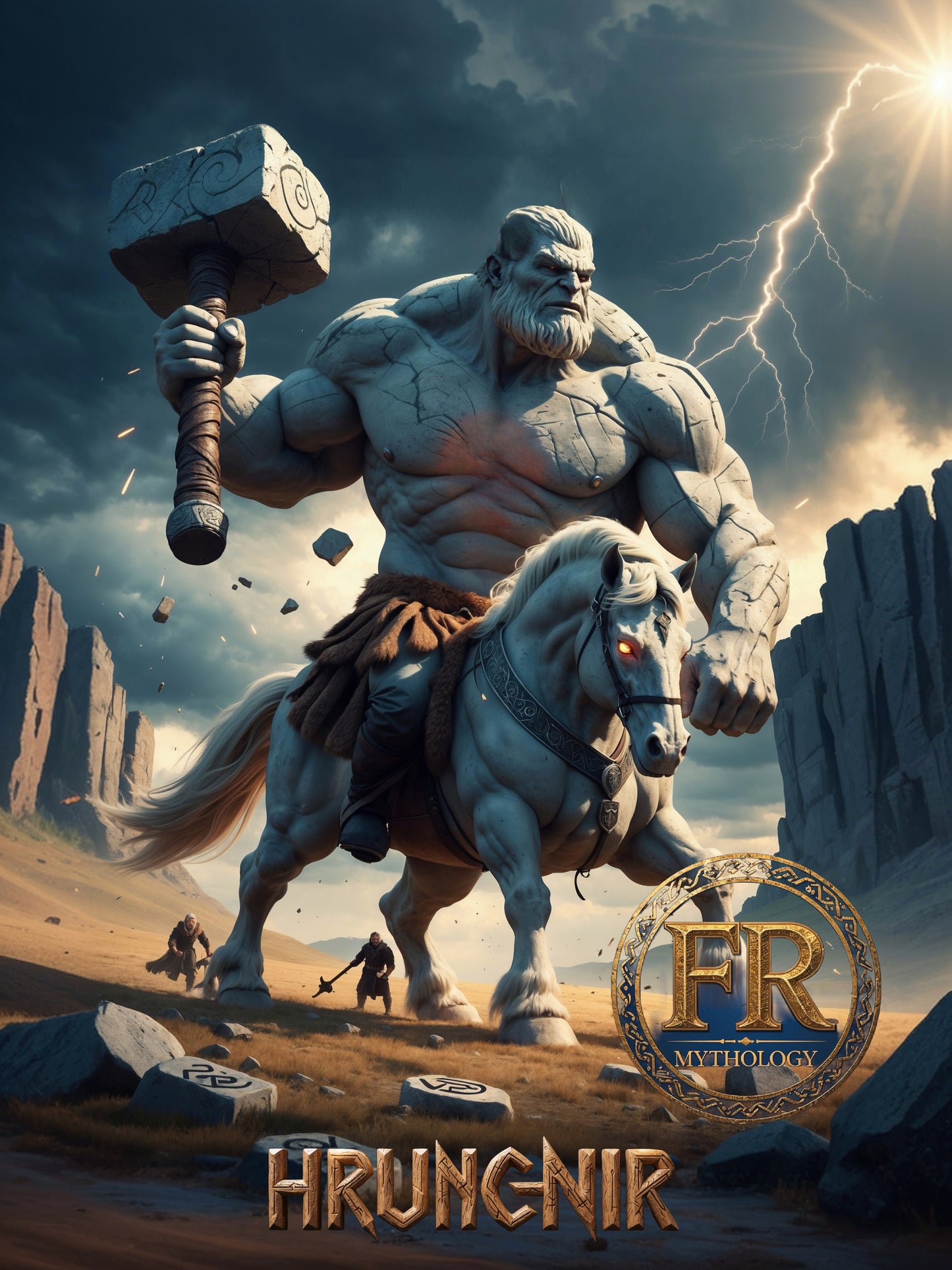 HRUNGNIR T-Shirt - Brute strength, stubbornness, and the chaotic forces of nature - Norse Mythology