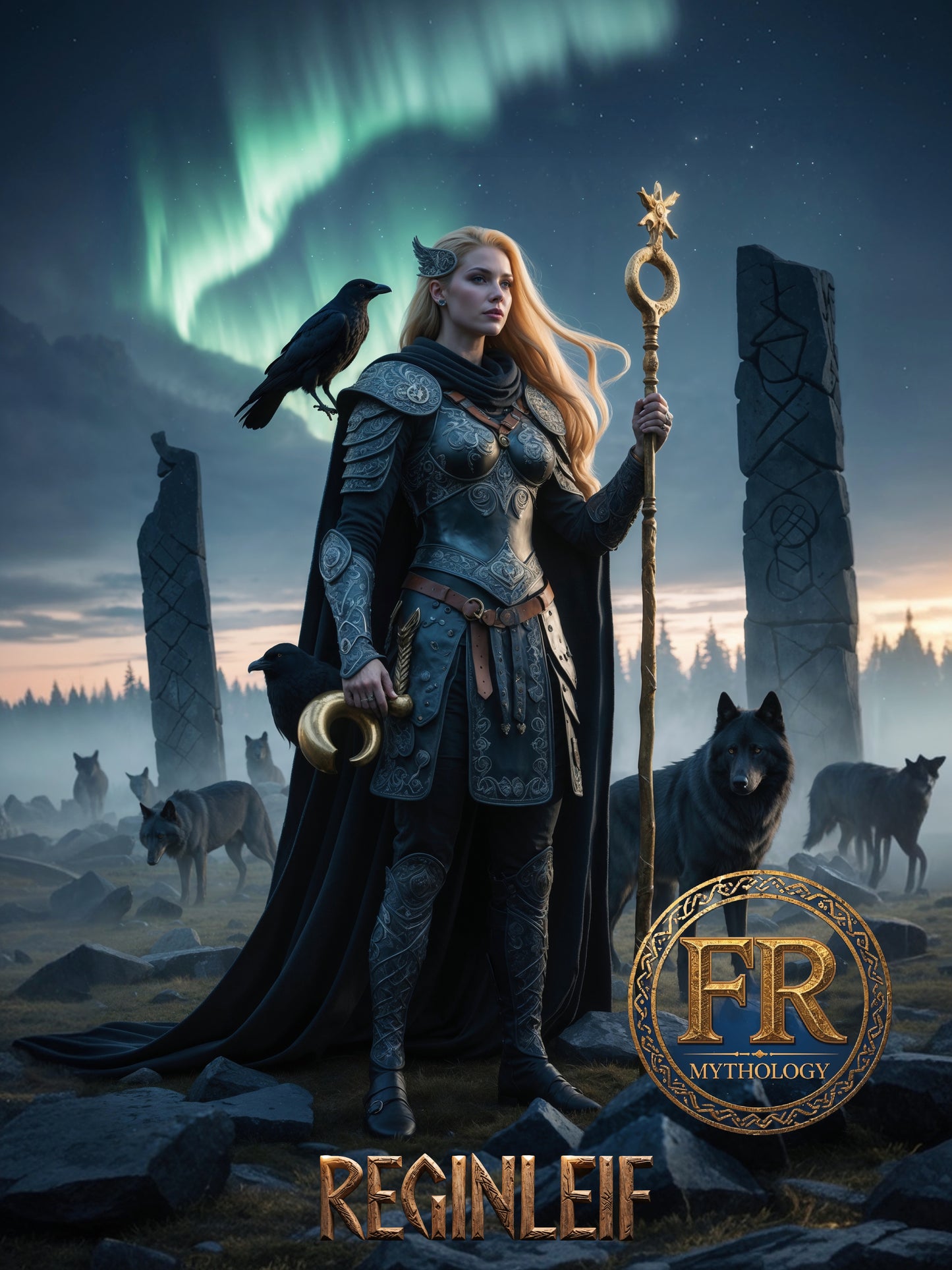 REGINLEIF Valkyrie T-Shirt - She who inherits the gods counsel - Norse Mythology