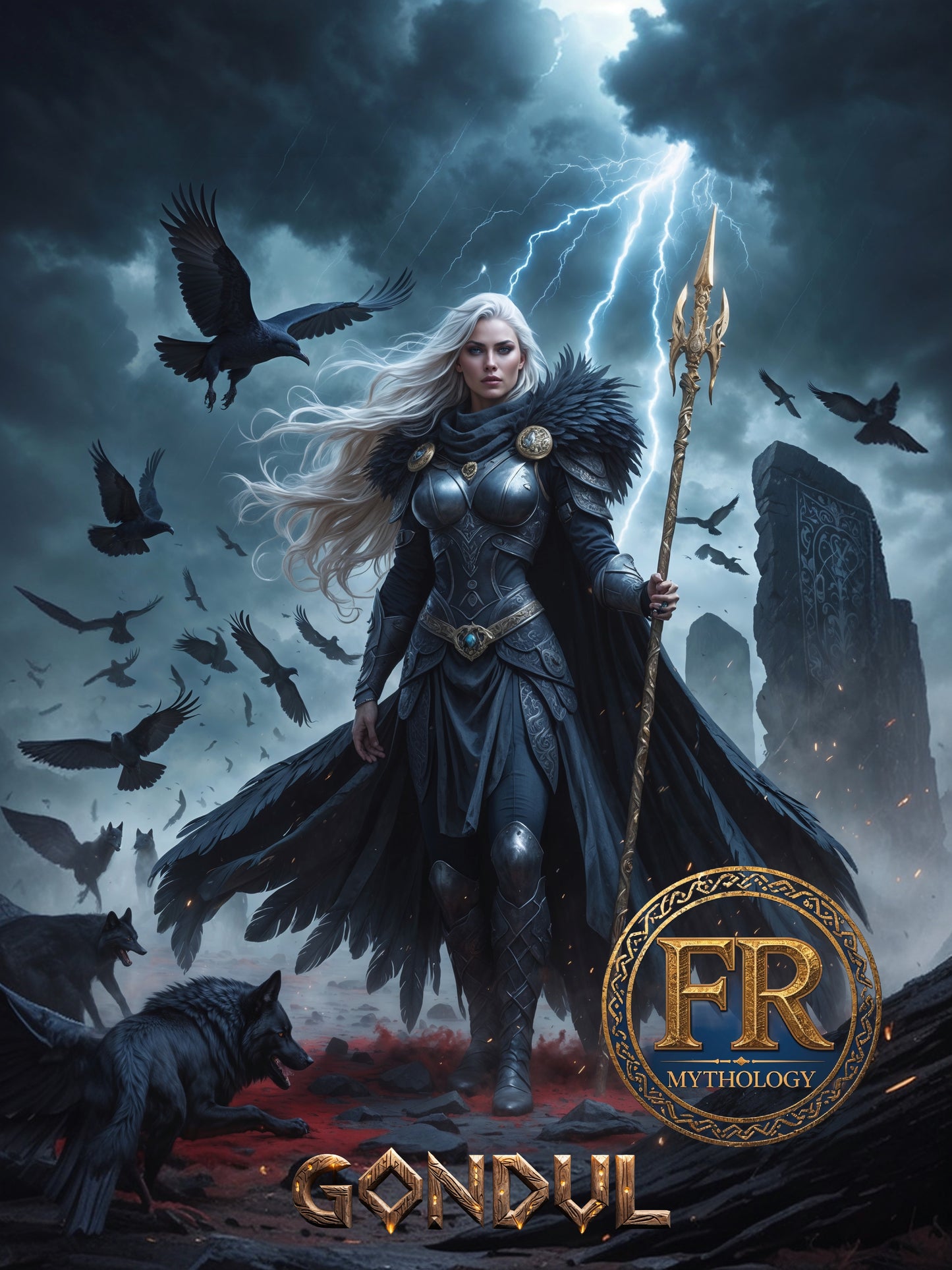 GÖNDUL Valkyrie T-Shirt - One of the most powerful valkyrie - Norse Mythology
