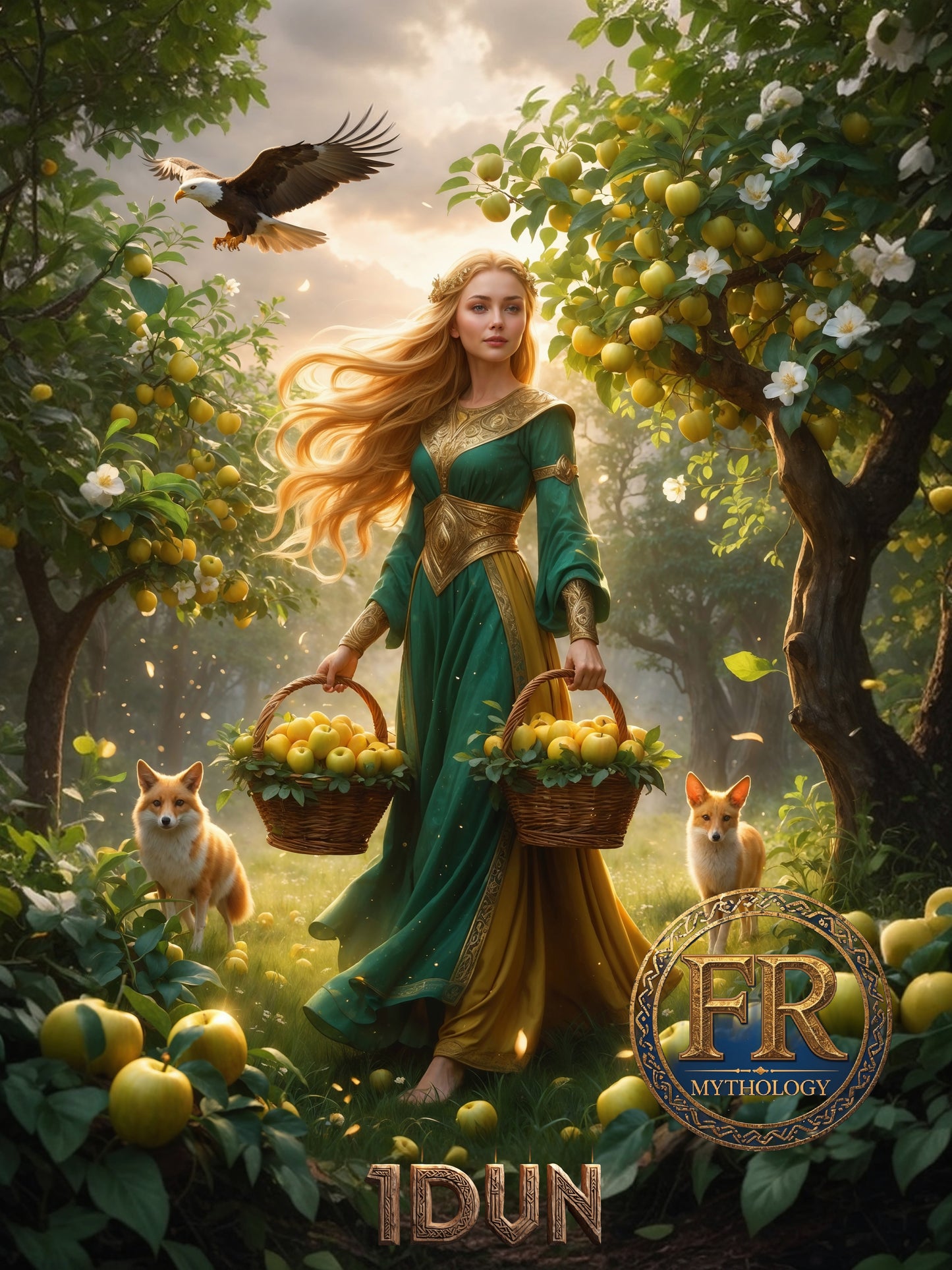 IDUN T-Shirt - Guardian of the apples of youth - Norse Mythology