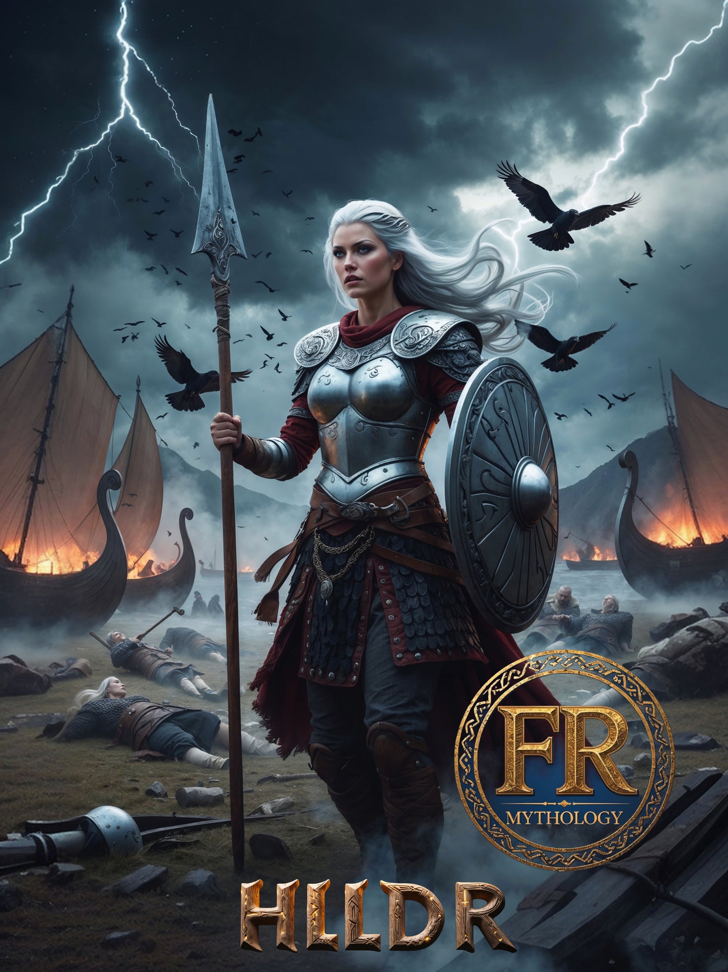 HILDR Valkyrie T-Shirt - Power to influence death and reverse it - Norse Mythology
