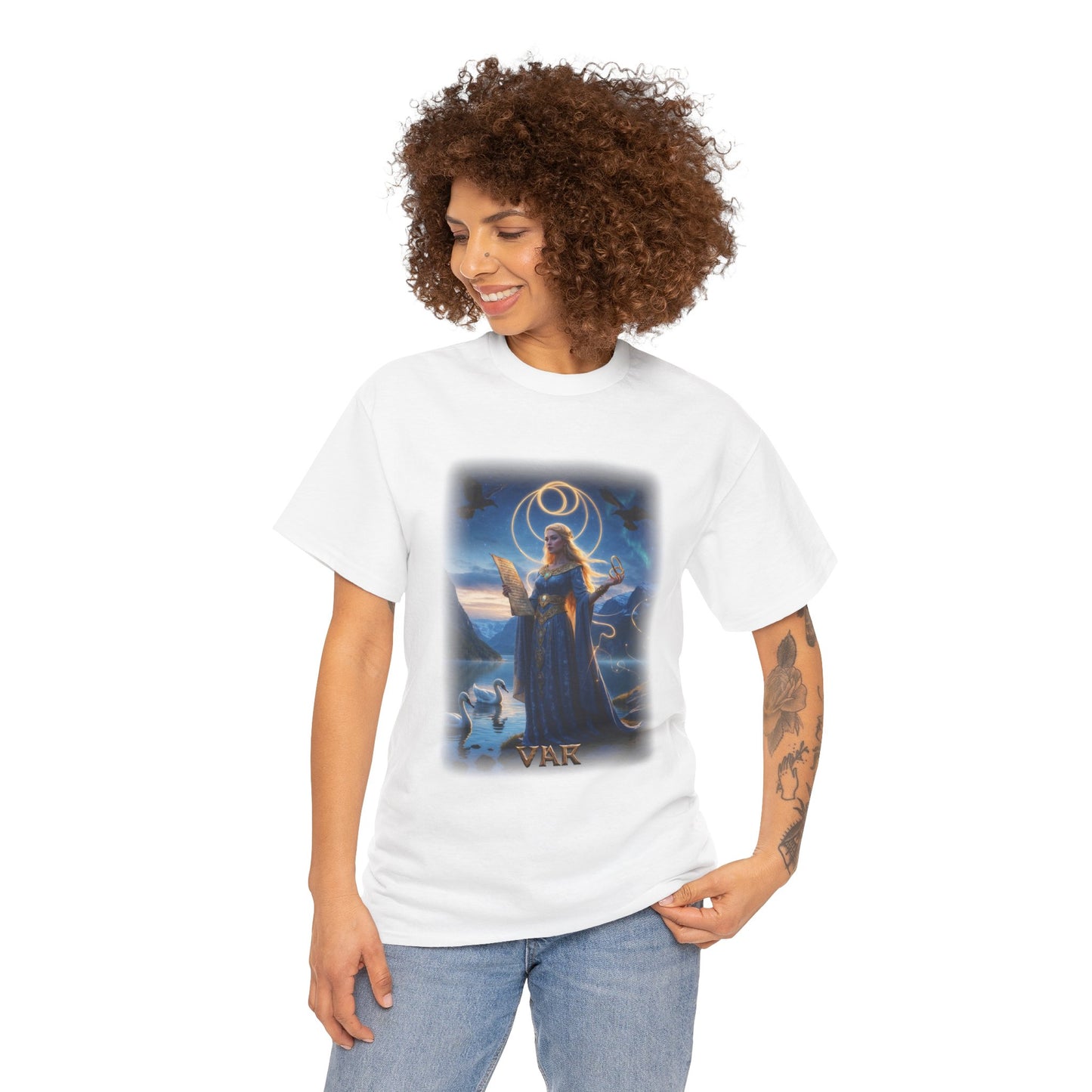 VAR T-Shirt - Goddess of justice and truth in relationships - Norse Mythology