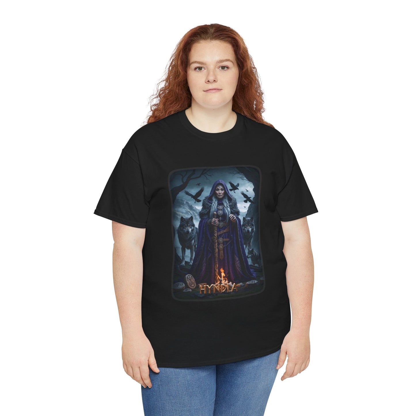 HYNDLA T-Shirt - A wise and enigmatic völva (seeress) - Norse Mythology