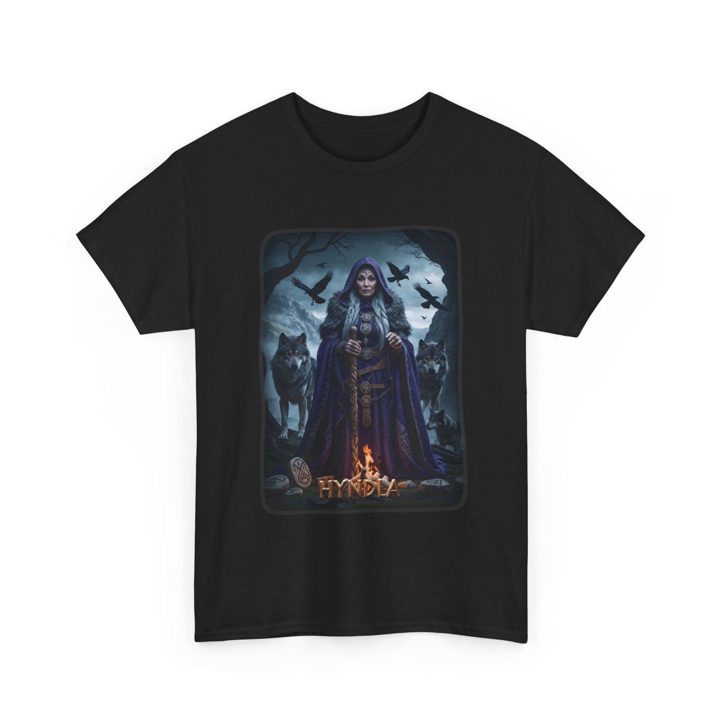 HYNDLA T-Shirt - A wise and enigmatic völva (seeress) - Norse Mythology