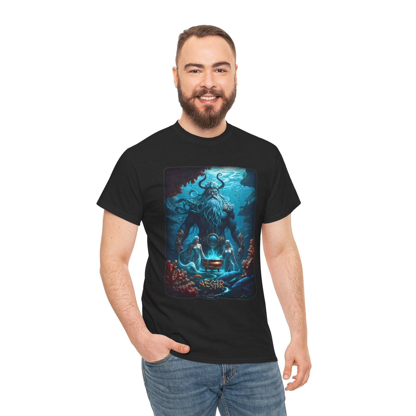 AEGIR T-Shirt - The Giant who rules over the sea - Norse Mythology