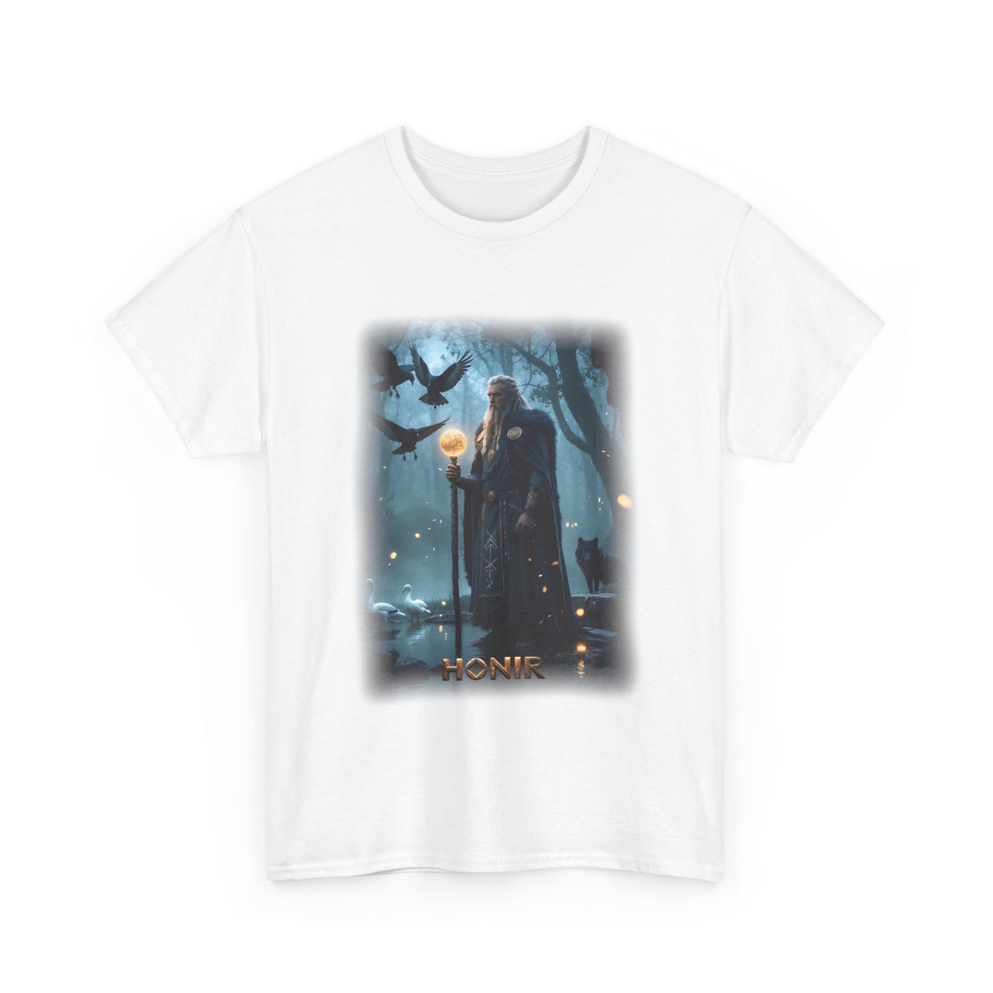 HONIR T-Shirt - One of the three gods who created the first humans - Norse Mythology