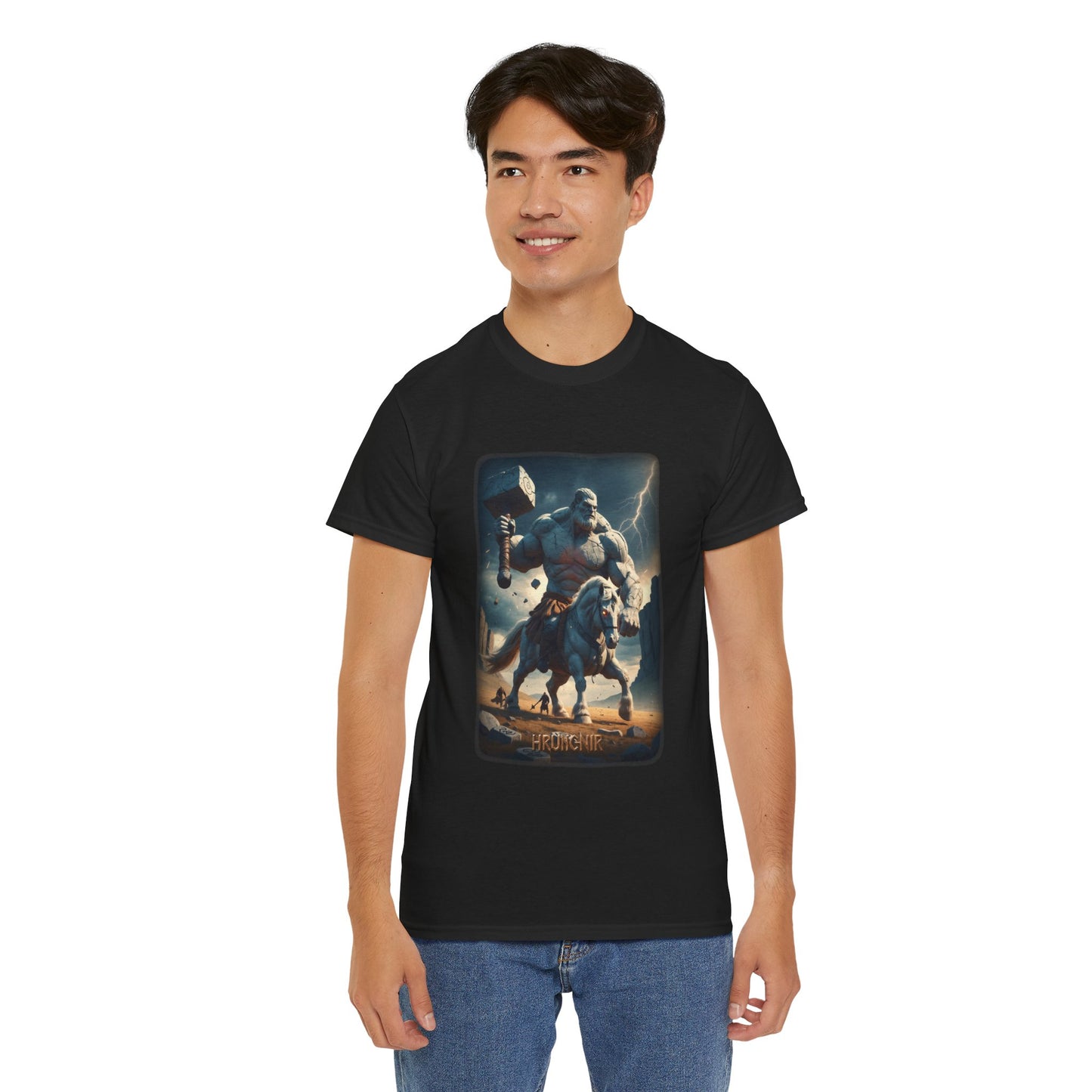HRUNGNIR T-Shirt - Brute strength, stubbornness, and the chaotic forces of nature - Norse Mythology