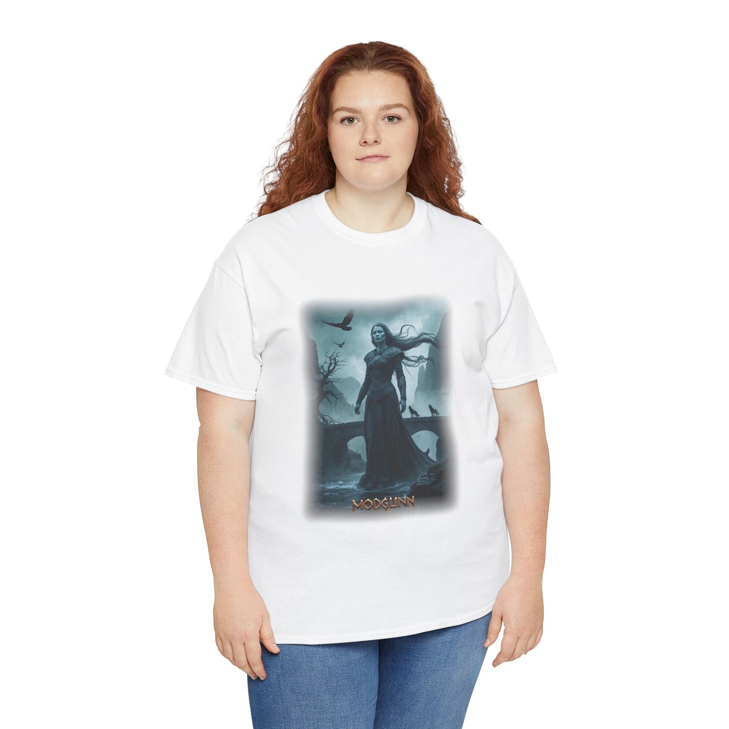 MODGUNN T-Shirt - Guardian of the bridge leading to Helheim - Norse Mythology