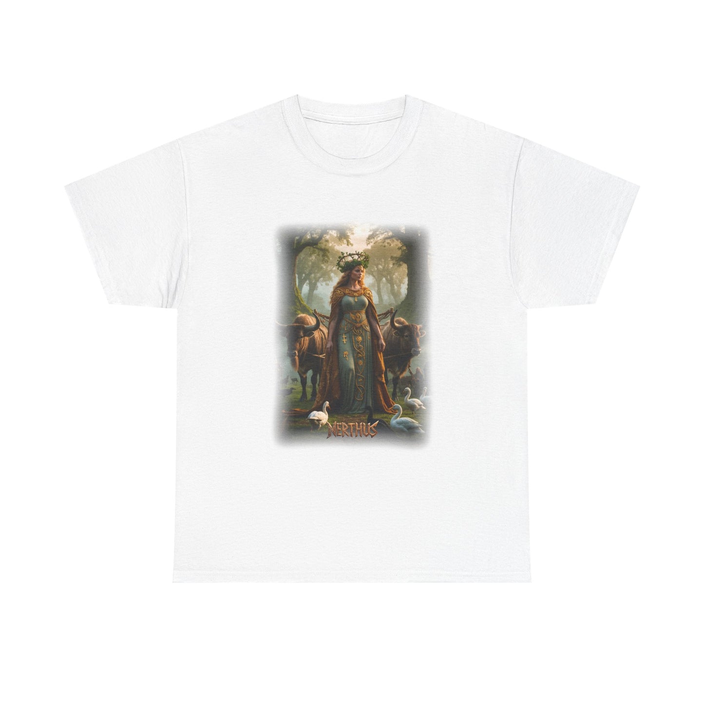 NERTHUS T-Shirt - Goddess associated with the earth, fertility, and peace - Norse Mythology