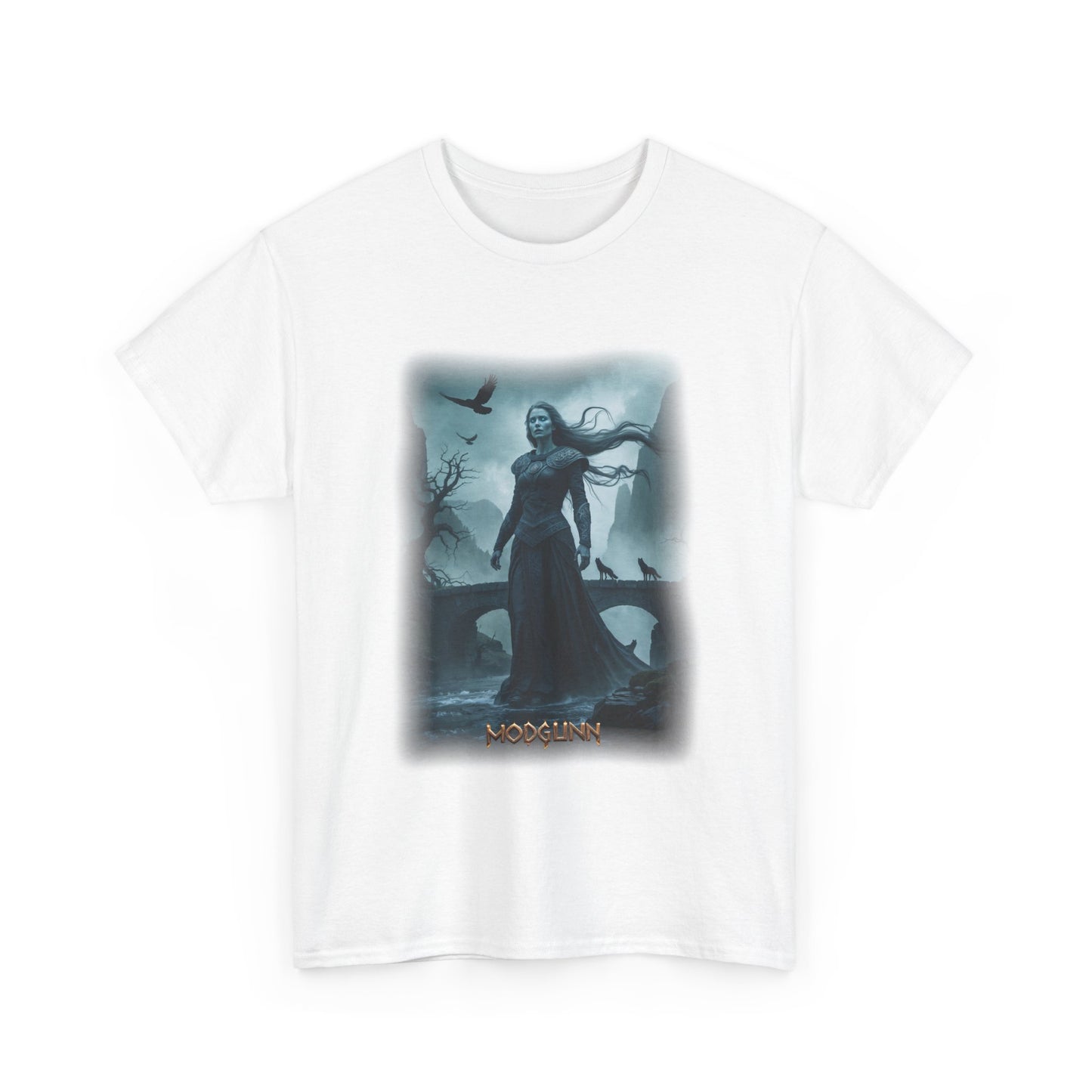 MODGUNN T-Shirt - Guardian of the bridge leading to Helheim - Norse Mythology
