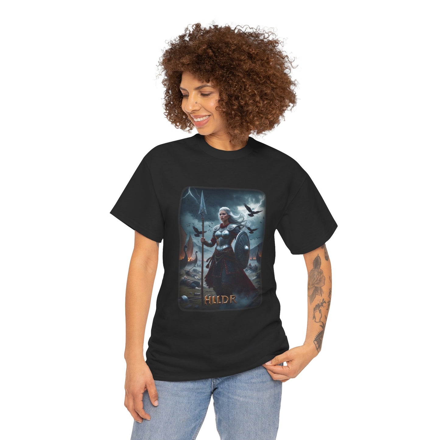 HILDR Valkyrie T-Shirt - Power to influence death and reverse it - Norse Mythology