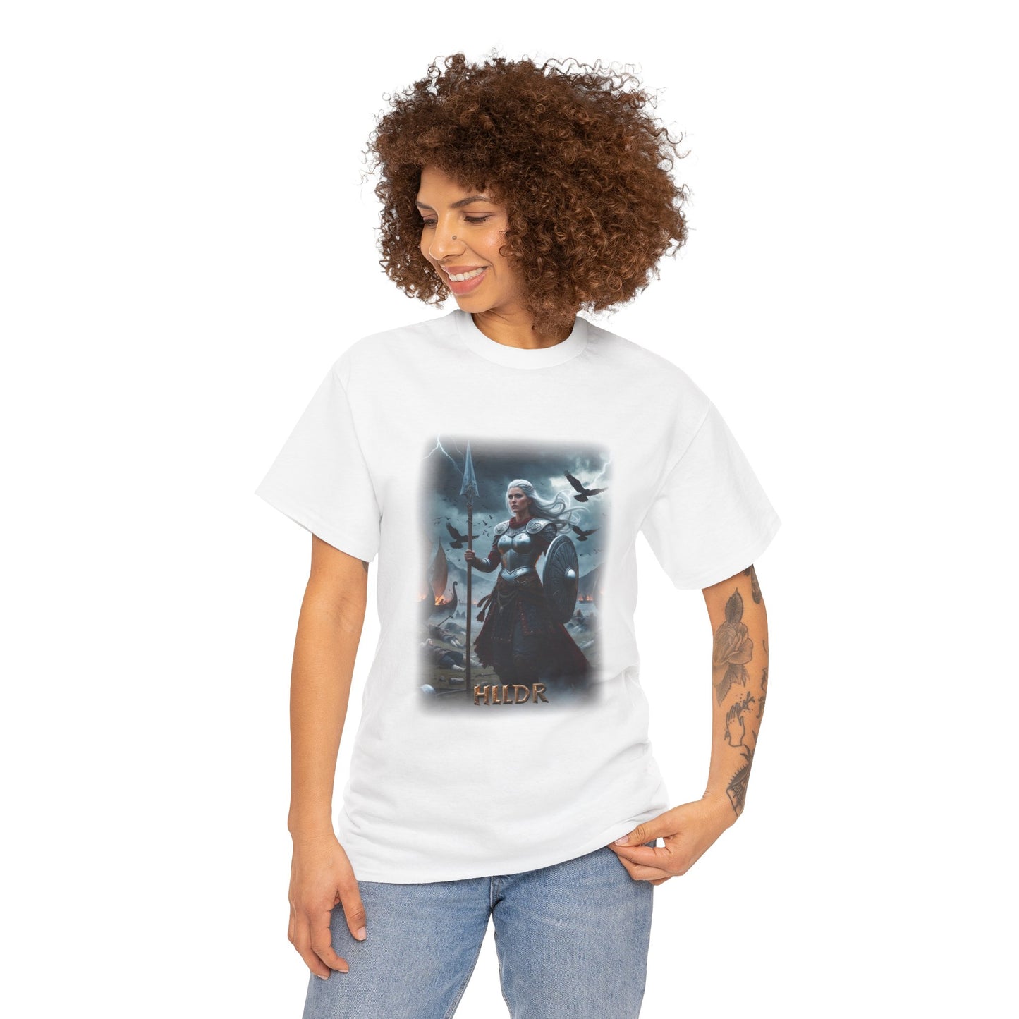 HILDR Valkyrie T-Shirt - Power to influence death and reverse it - Norse Mythology