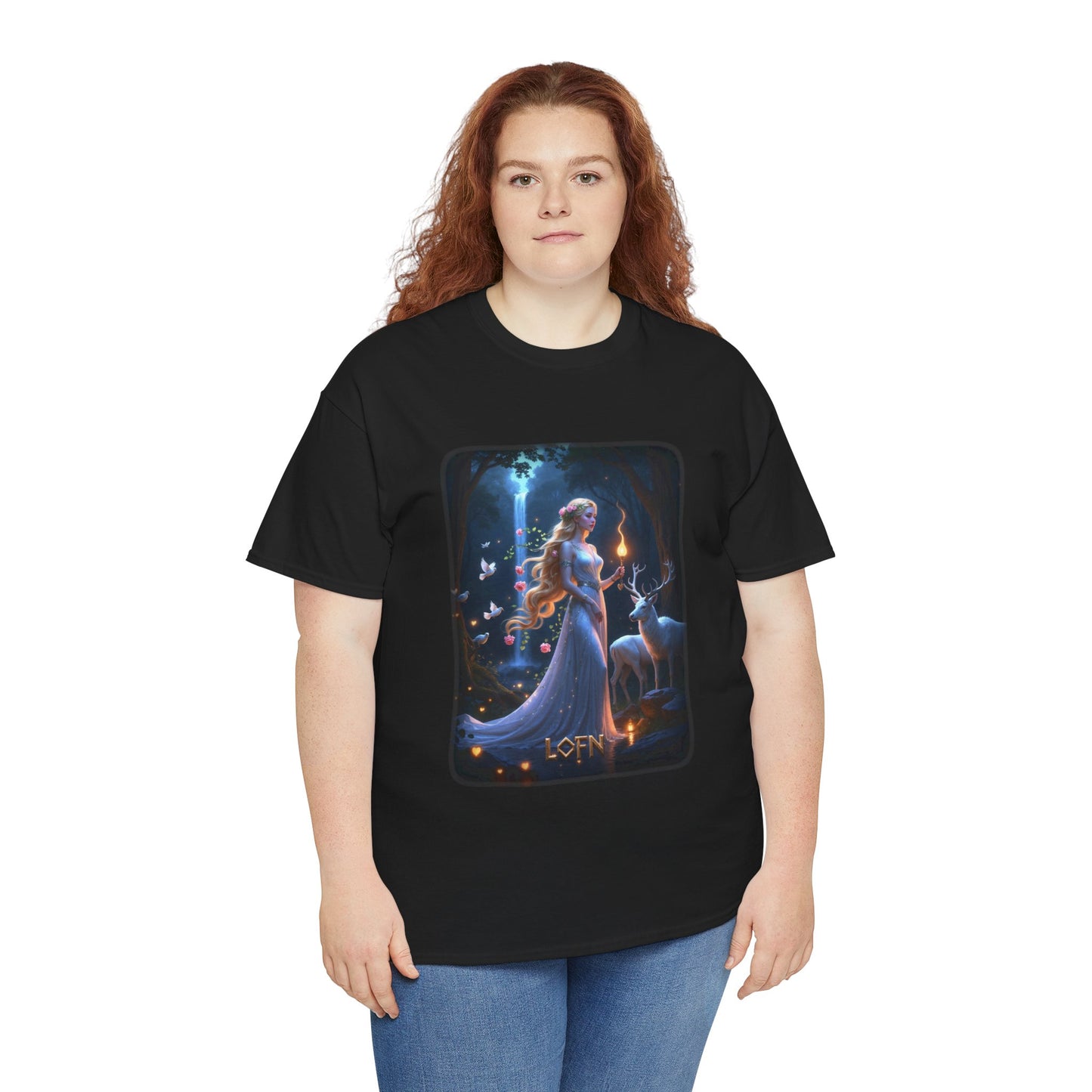 LOFN T-Shirt - Goddess of love, forbidden relationships, and secret connections - Norse Mythology