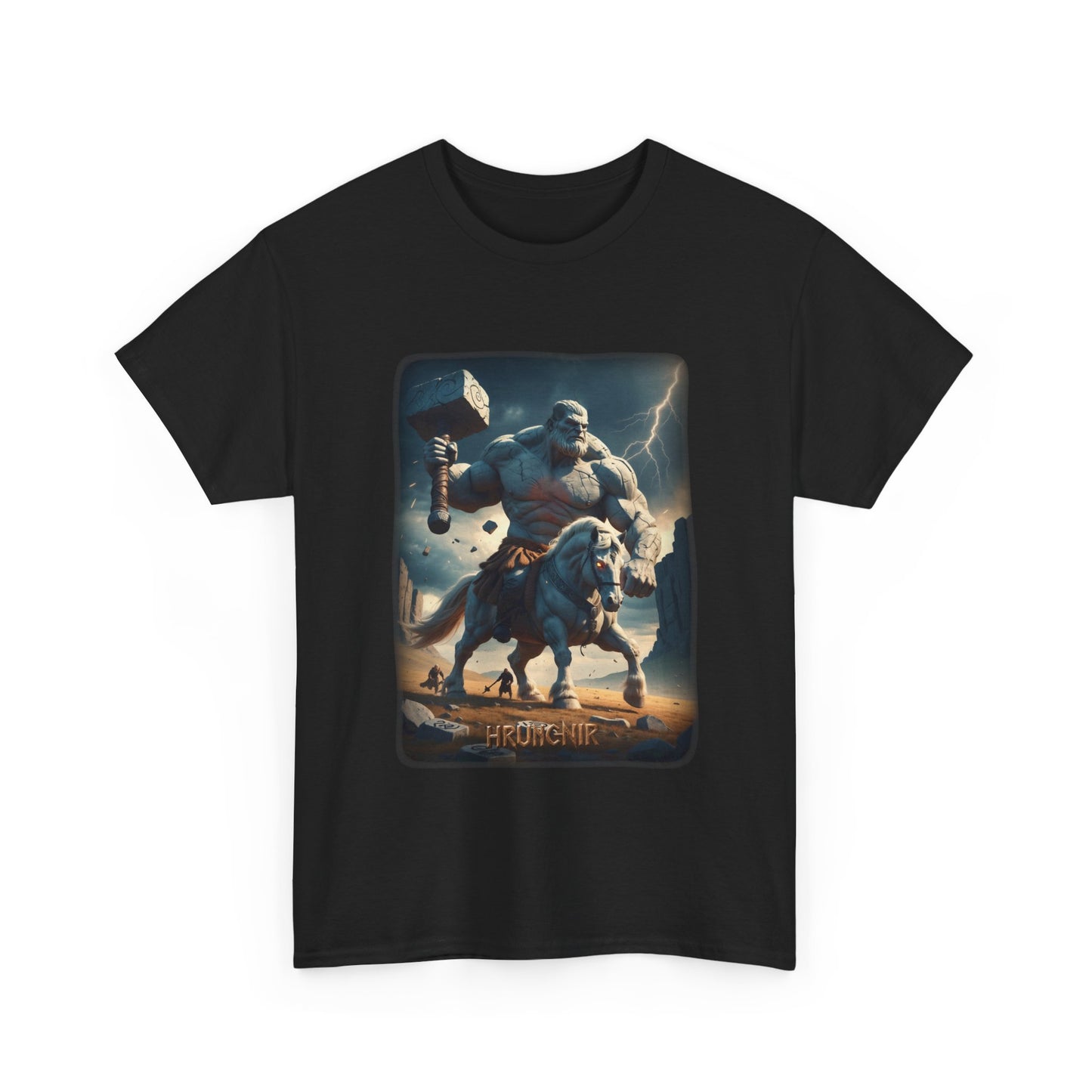 HRUNGNIR T-Shirt - Brute strength, stubbornness, and the chaotic forces of nature - Norse Mythology