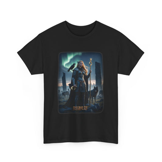 REGINLEIF Valkyrie T-Shirt - She who inherits the gods counsel - Norse Mythology