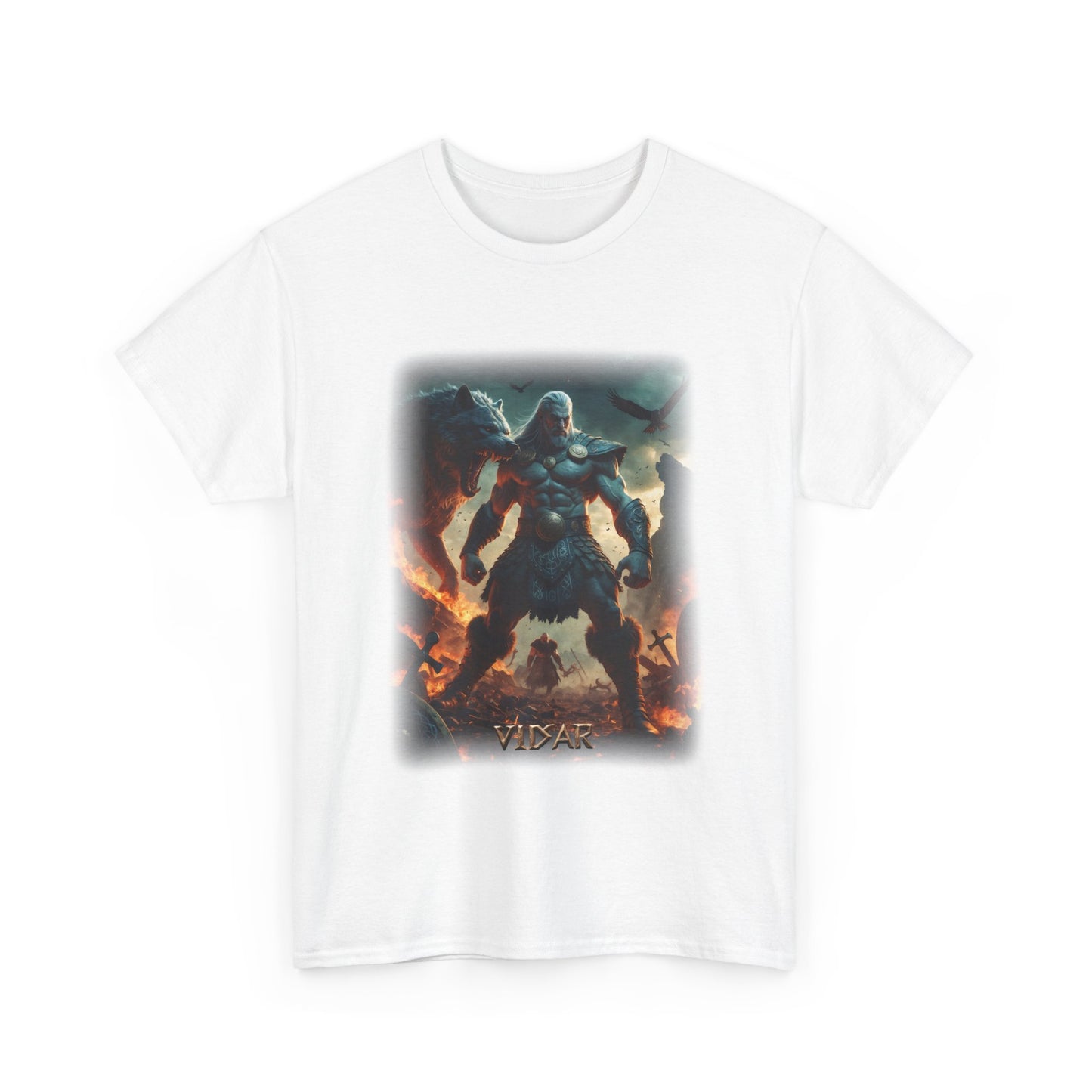 VIDAR T-Shirt - Known as the god of vengeance and silence - Norse Mythology