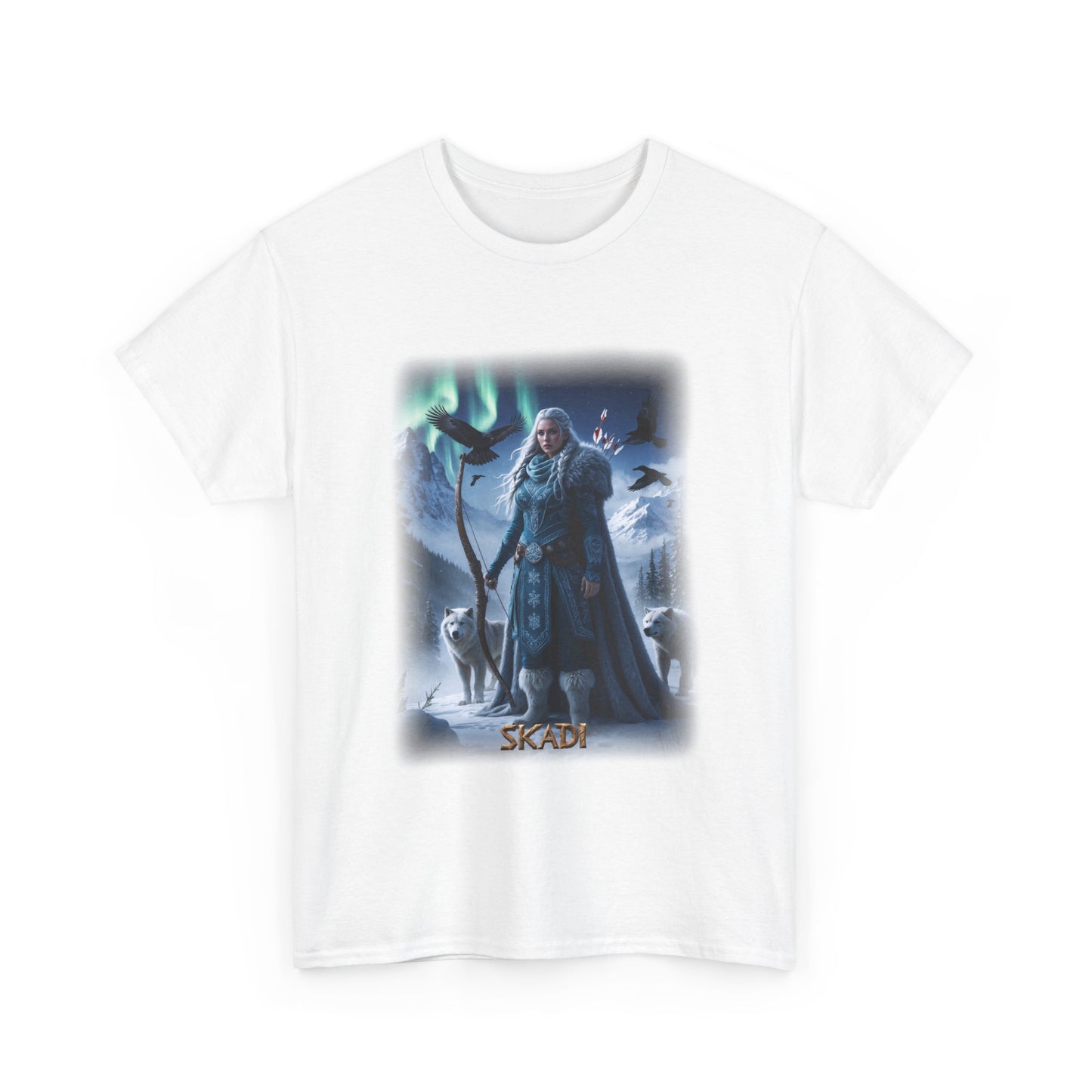 SKADI T-Shirt - Goddess of hunting, winter, and mountains - Norse Mythology