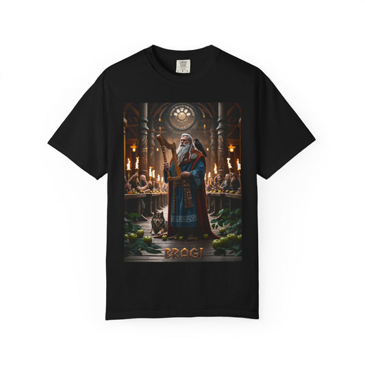 BRAGI T-Shirt - Known for his wisdom, mastery of words, and the power of speech and song - Norse Mythology
